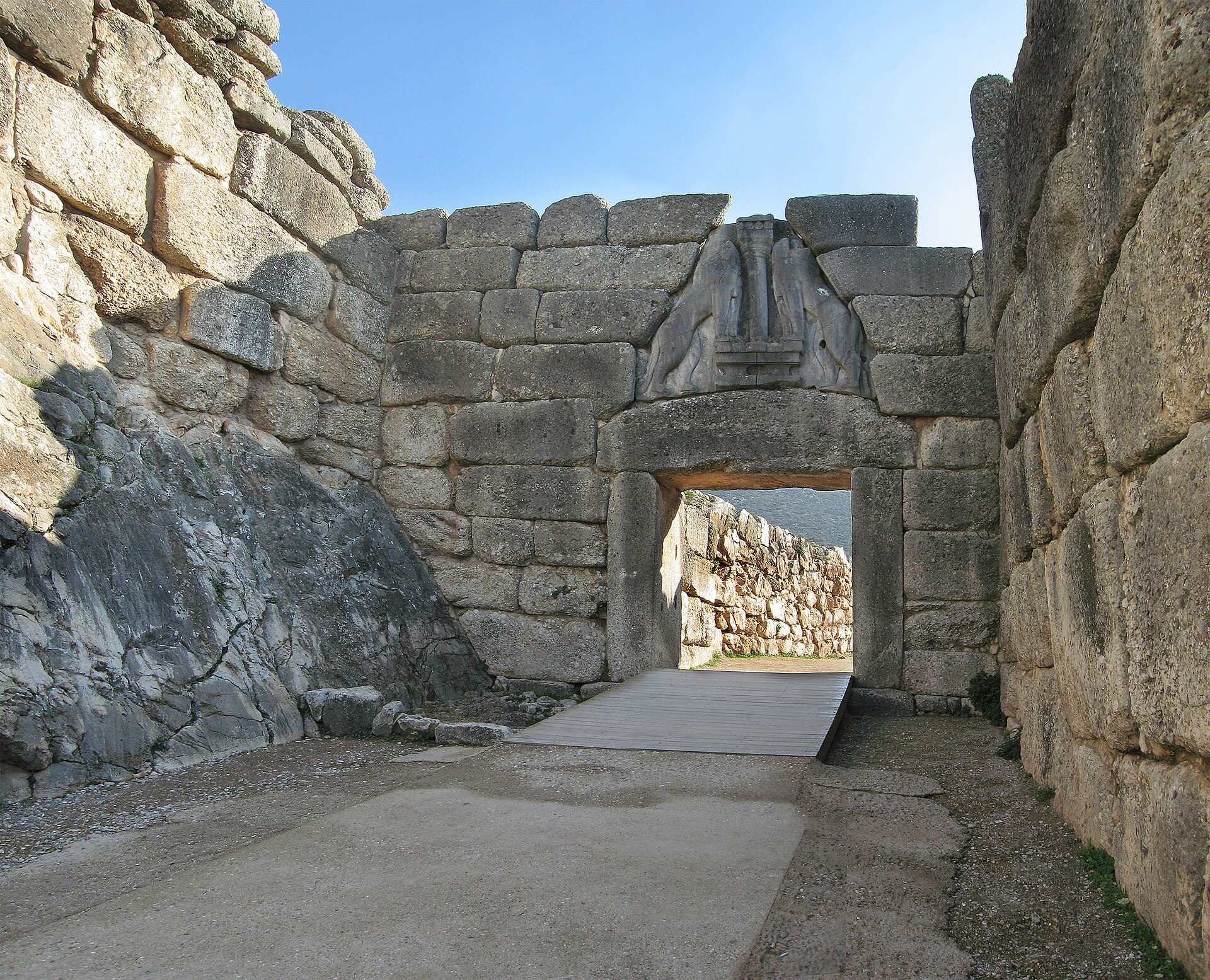 The Lion Gate at Mycenae